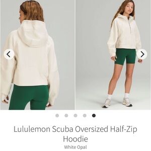 Lululemon Scuba Oversized Half-Zip Hoodie
White Opal 2022 W3DM4S Cotton Terry XS